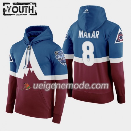 Kinder Colorado Avalanche Cale Makar 8 2020 Stadium Series Pullover Hooded Sweatshirt